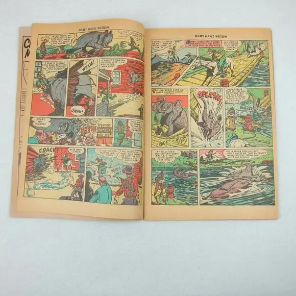 Vintage 1949 Gabby Hayes Western Comic Book #7 June Fawcett Photo Cover - Picture 4 of 12